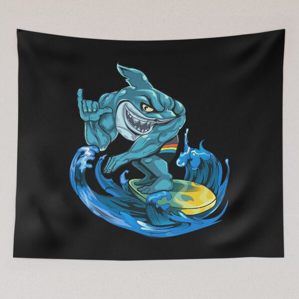 Item preview, Surfing Shark Week designed and sold by Bendthetrend.