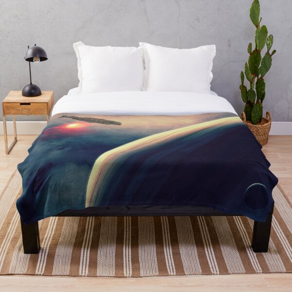 Excursion through time Throw Blanket
