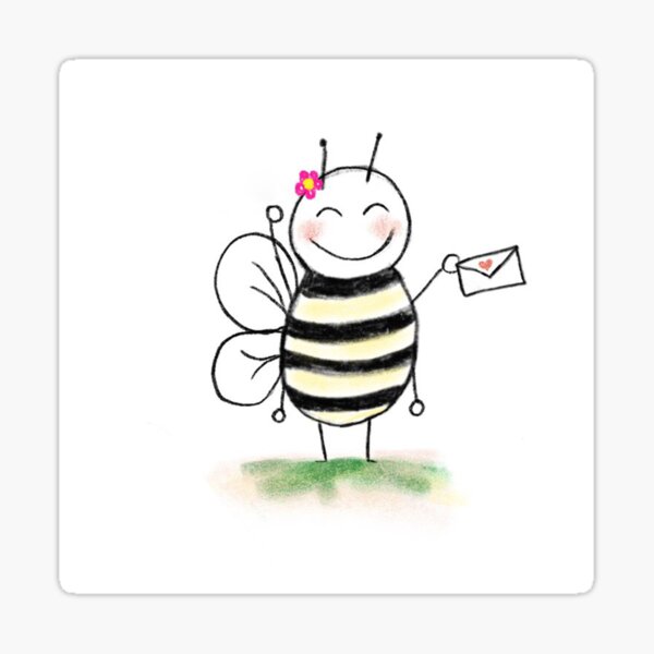 You've Got Mail Bee Sticker