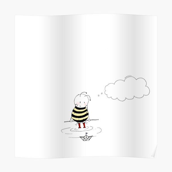 Missing You Bee Poster