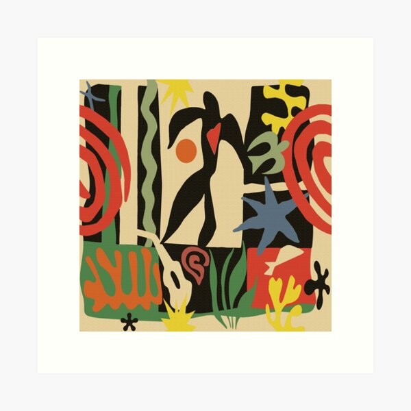 Vista previa del artículo con la obra «Inspirado en Matisse (Vintage)», diseñado y vendido por BessoChicca.