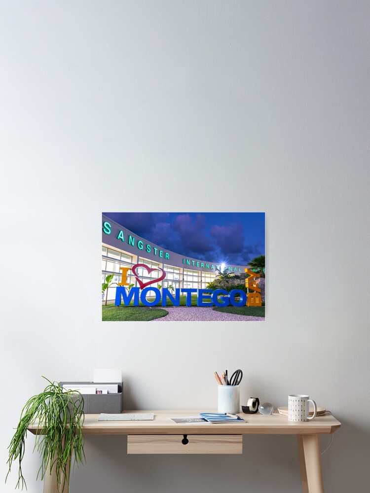 I Love Montego Bay I Heart Montego Bay Poster By Debbieannpowell