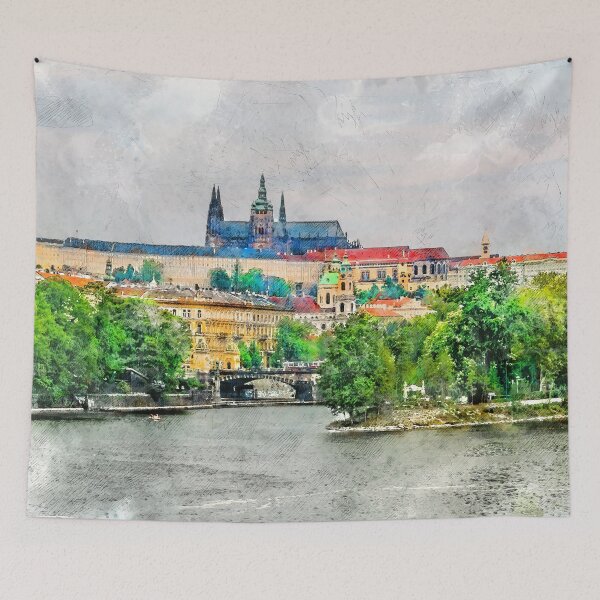 Item preview, Praha city art #praha #prague designed and sold by JBJart.