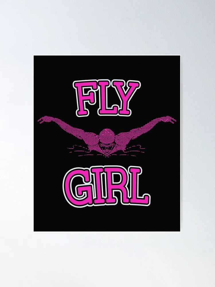 Swimming Swim Fly Girl Poster for Sale by Bendthetrend