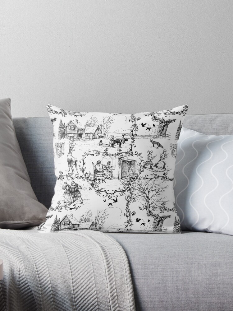 Thumbnail 1 of 3, Throw Pillow, In the Heart of Winter designed and sold by BessoChicca.