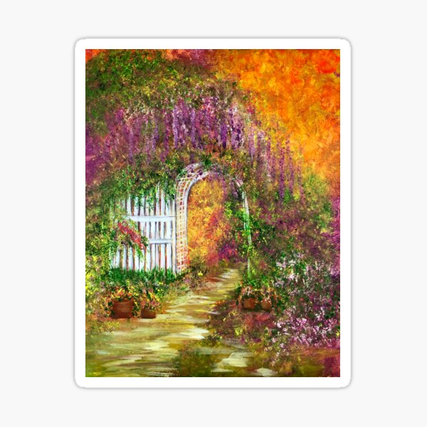 In The Garden Sticker