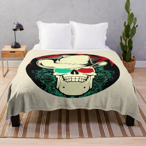Item preview, Tropical Skull With Sunglasses Pop Art designed and sold by trendo.