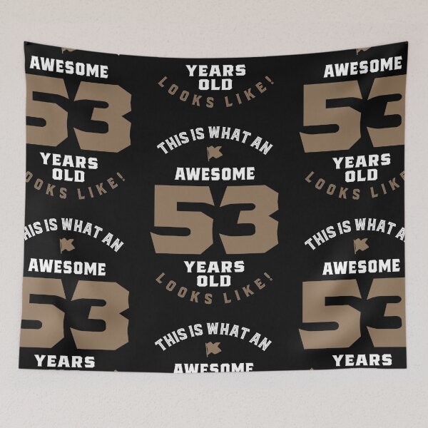 Item preview, Awesome 53 Years Old designed and sold by cidolopez.