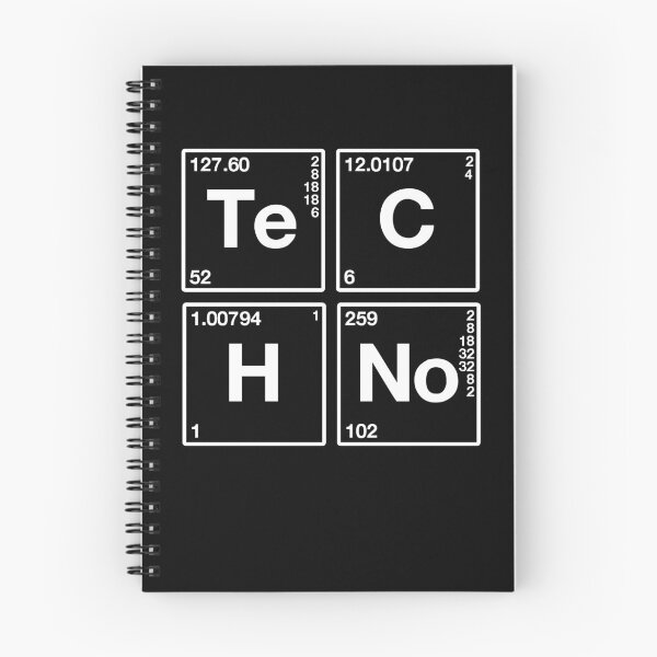 Item preview, Techno Music Periodic Chemical Elements designed and sold by k3rstman1.