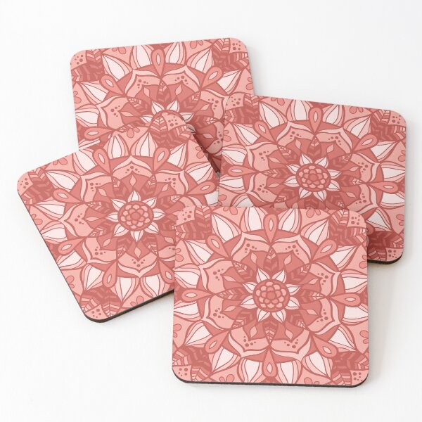 Item preview, Living Coral Mandala Decor designed and sold by majoihart.