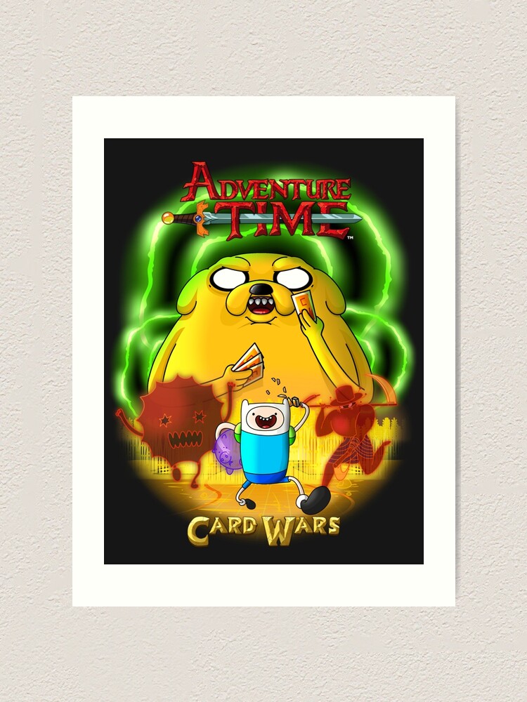 adventure time card wars" art print by mbdesigne redbubble adventure time card wars"