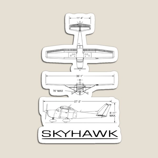 Item preview, Skyhawk - C172 designed and sold by HouseOfNifty.