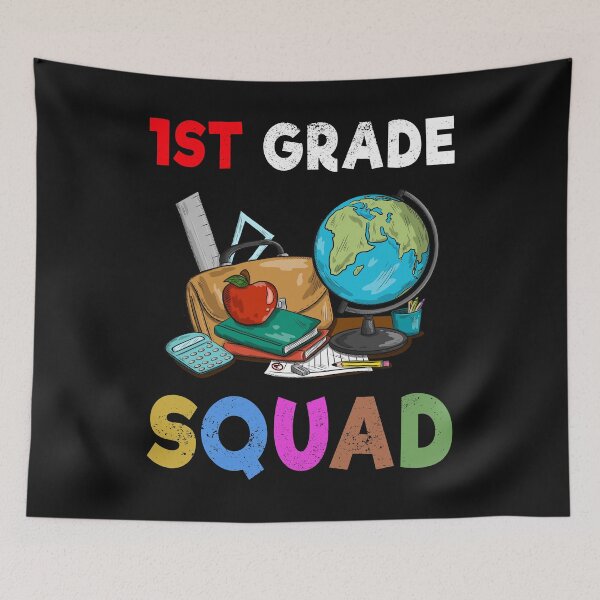 Item preview, Back To School 1st Grade Sqaud designed and sold by Bendthetrend.