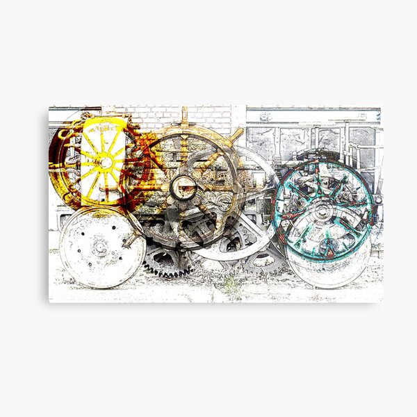 Wheels Metal Print