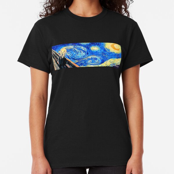 Starry Night Scream Classic T-Shirt