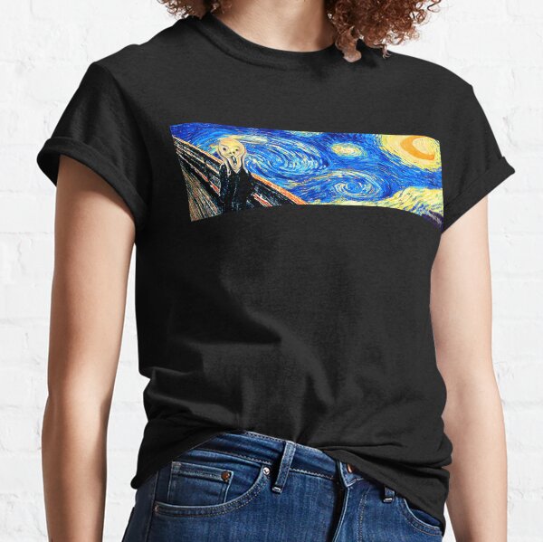Starry Night Scream Classic T-Shirt