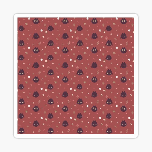 Red Cat Sticker