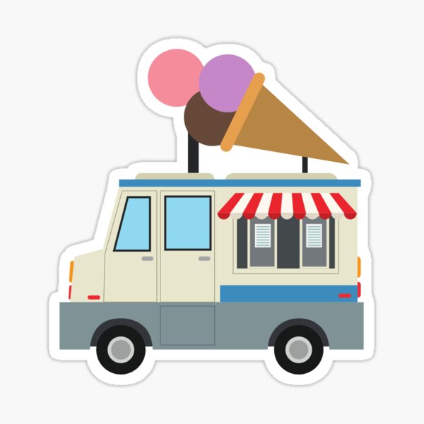 NEW Heritage style ice cream van stickers