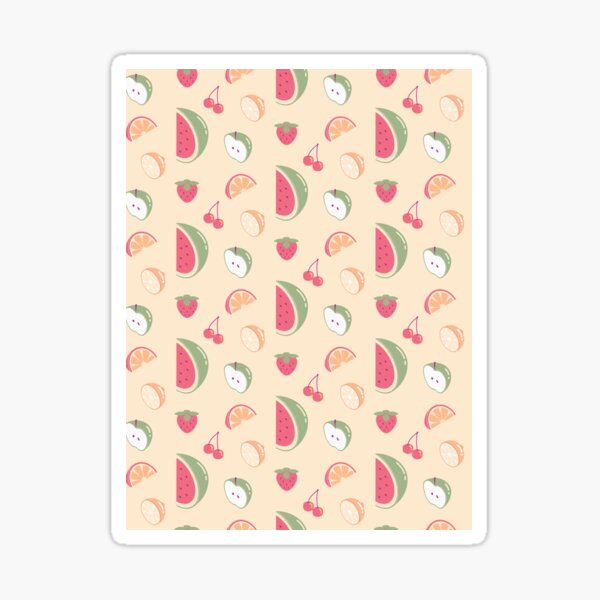 Yellow Fruits Sticker