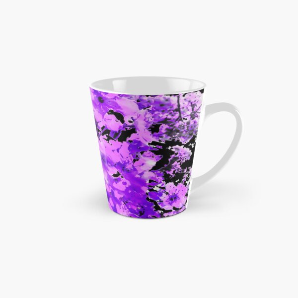 Almond Blossoms in Lavender Tall Mug