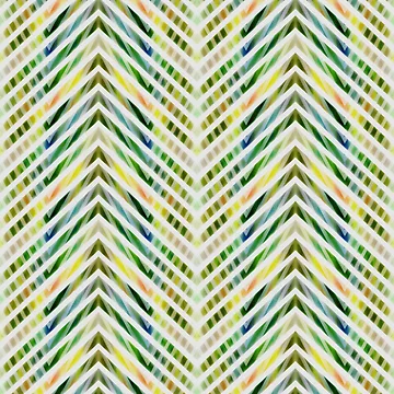 Artwork thumbnail, Citrus Chevron Pattern by Ruth Palmer
