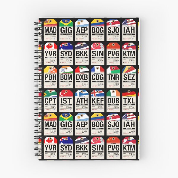 Item preview, Airline Luggage Tags Mosaic designed and sold by travelwitheric.