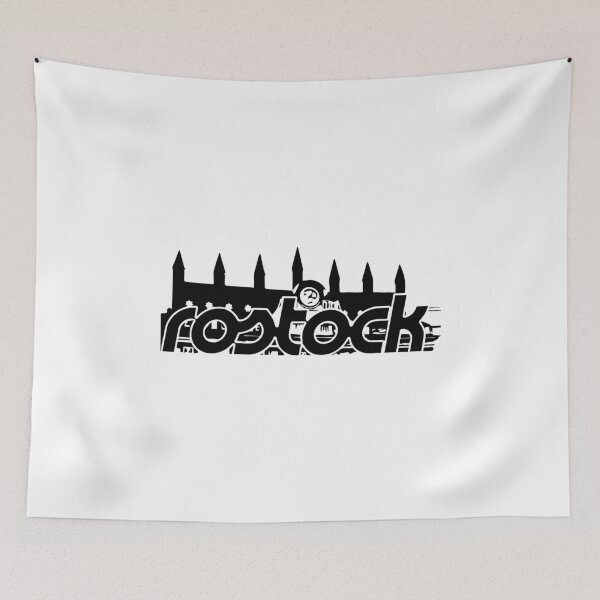 Item preview,  Rostock, Rostock City Hall (black) designed and sold by Praechtig.