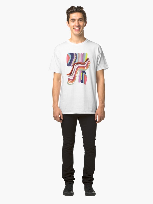 Alternate view of Id, Ego and Superego abstract and colorful Classic T-Shirt