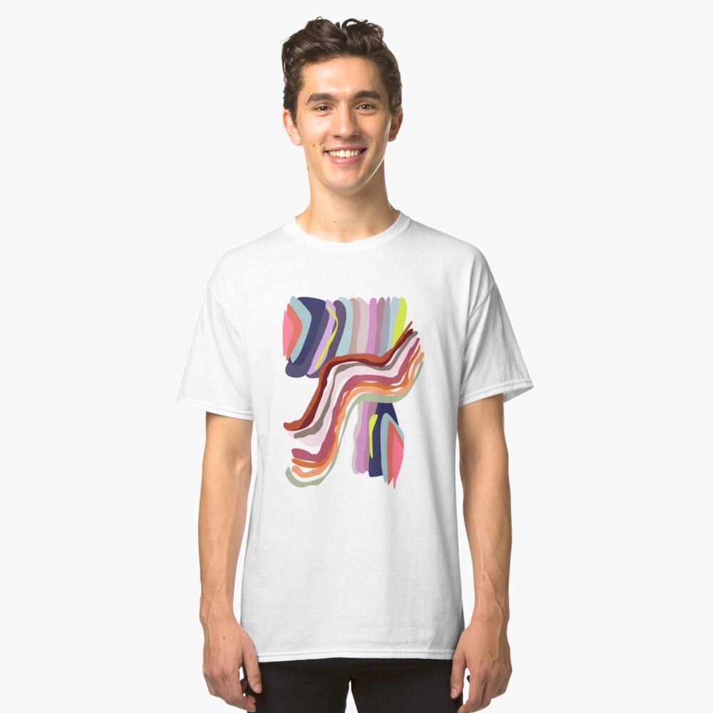 Id, Ego and Superego abstract and colorful Classic T-Shirt