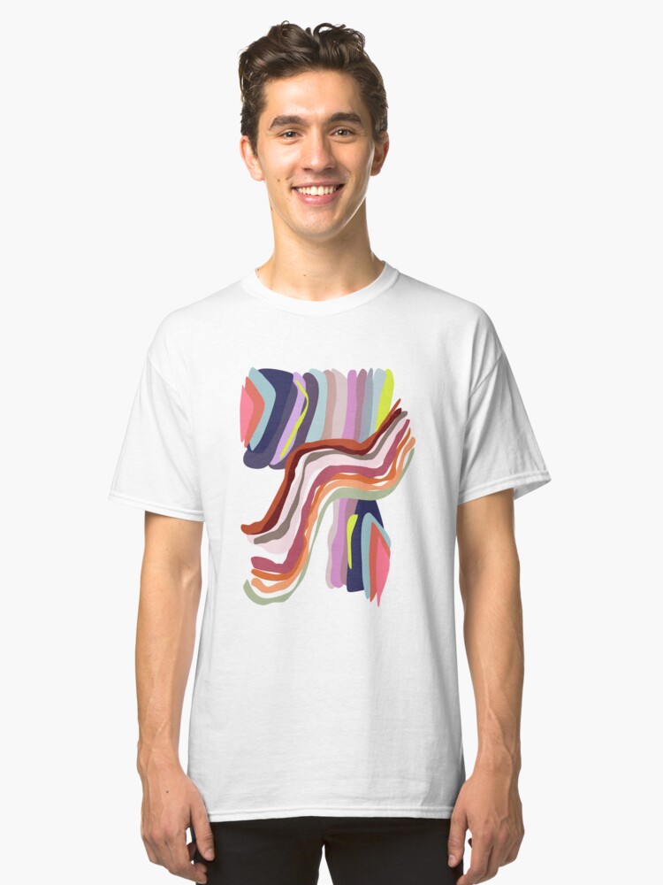 Alternate view of Id, Ego and Superego abstract and colorful Classic T-Shirt