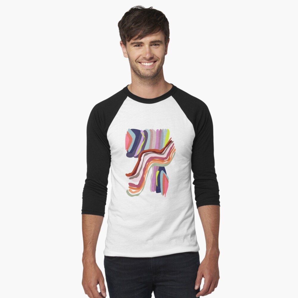 Item preview, Baseball ¾ Sleeve T-Shirt designed and sold by caligrafica.