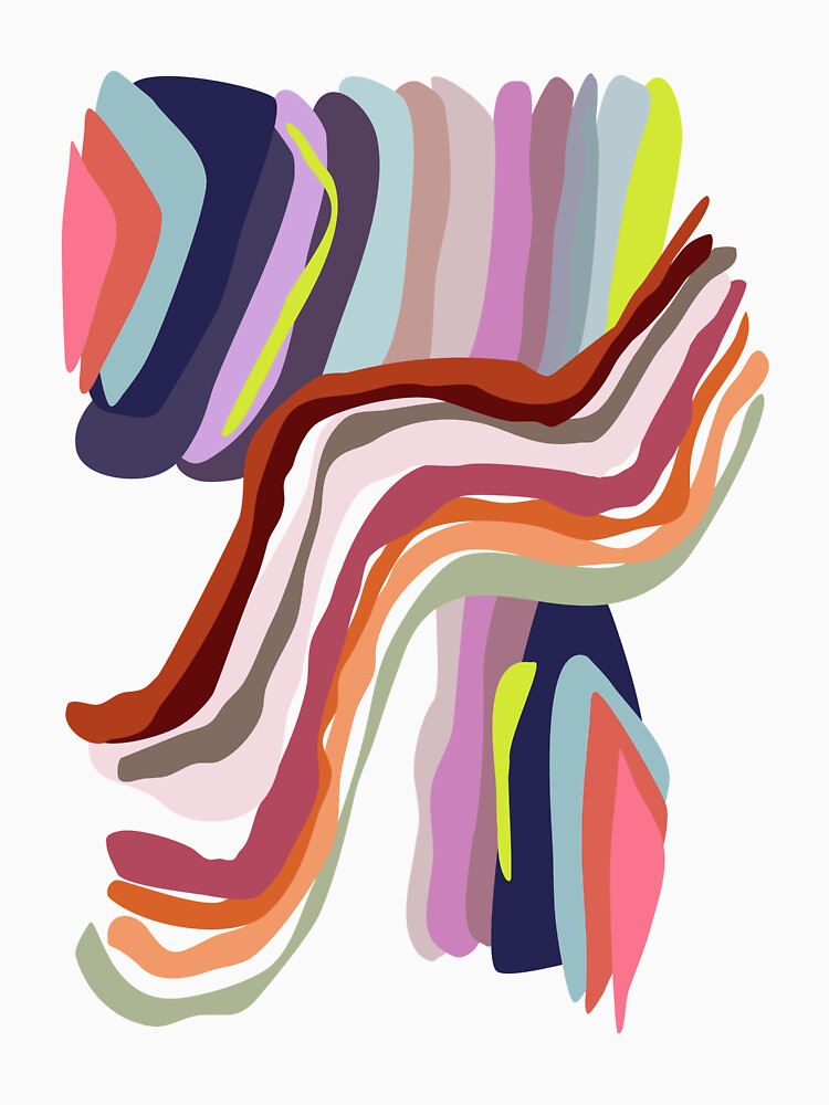 Id, Ego and Superego abstract and colorful by caligrafica