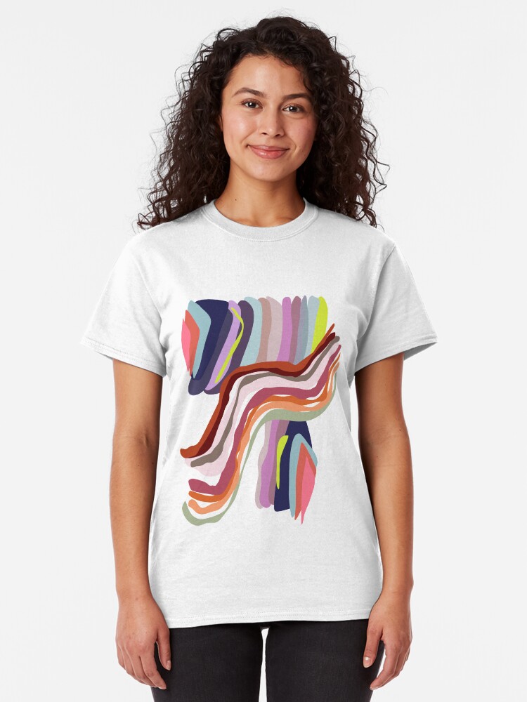 Alternate view of Id, Ego and Superego abstract and colorful Classic T-Shirt