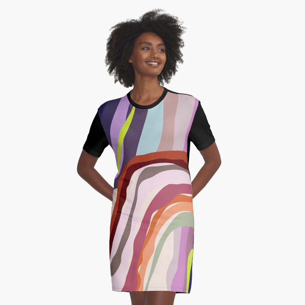 Item preview, Graphic T-Shirt Dress designed and sold by caligrafica.