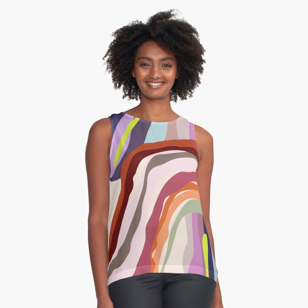 Item preview, Sleeveless Top designed and sold by caligrafica.