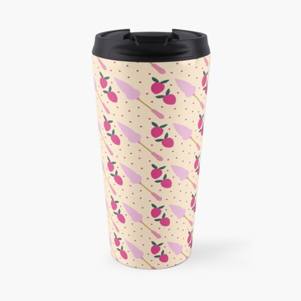 CAKE SERVER AND STRAWBERRIES Travel Mug