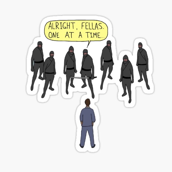 Merciful Ninjas Sticker