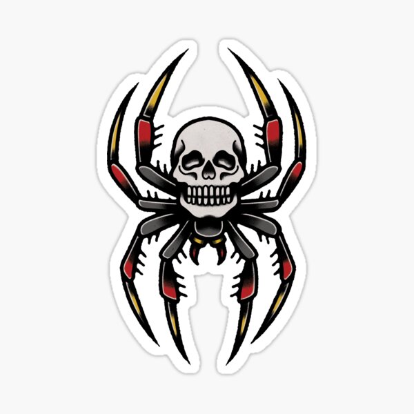 Old School Spider Tattoo Pin for Sale by lilgothgf  Redbubble