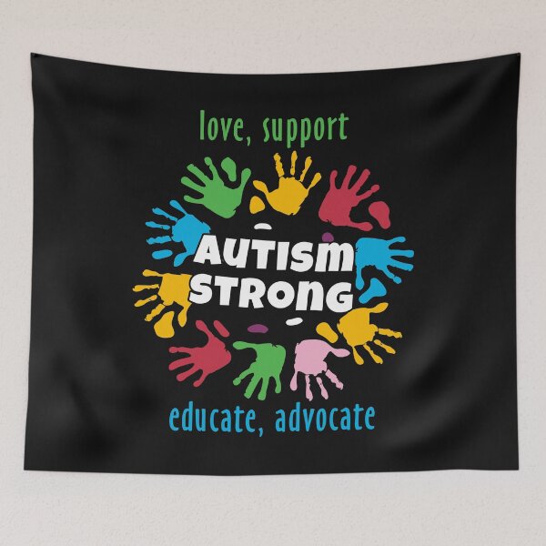 Item preview, Autism Awareness Month - Love Support Educate Advocate designed and sold by Bendthetrend.
