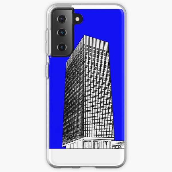 Sheffield University Arts Tower- Blue Samsung Galaxy Soft Case