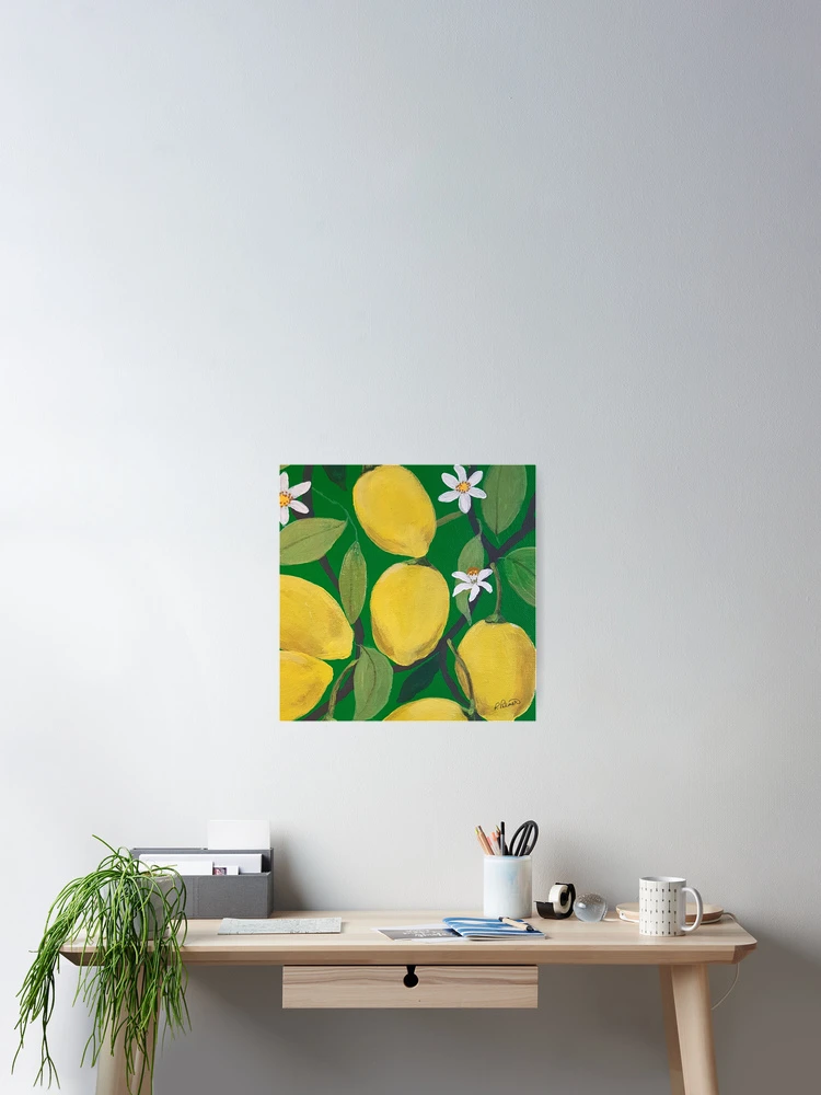 Thumbnail 2 of 3, Poster, Lemons  designed and sold by Ruth Palmer.