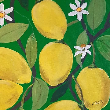 Artwork thumbnail, Lemons  by Ruth Palmer