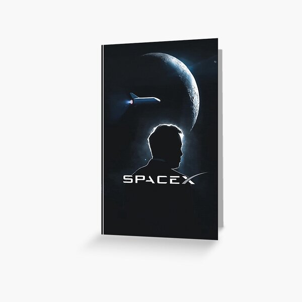 Elon Musk Space X Carte de vœux