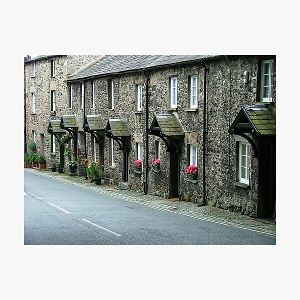 Item preview, Cottages - Kirkby Lonsdale, Cumbria, England designed and sold by ArtsGirl2.