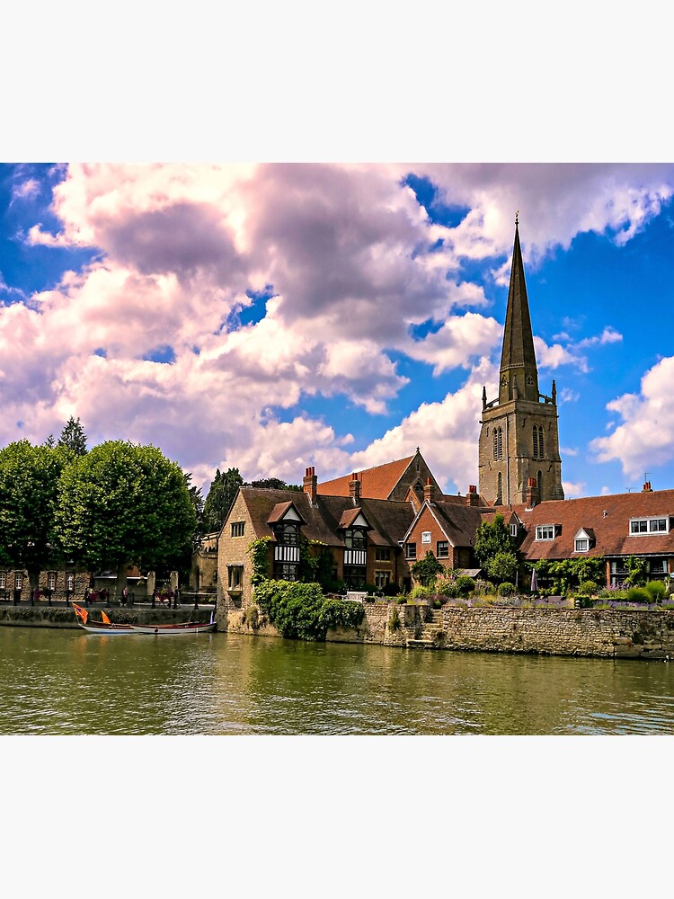 Thumbnail 3 of 3, Photographic Print, Along the Thames. designed and sold by ScenicViewPics.