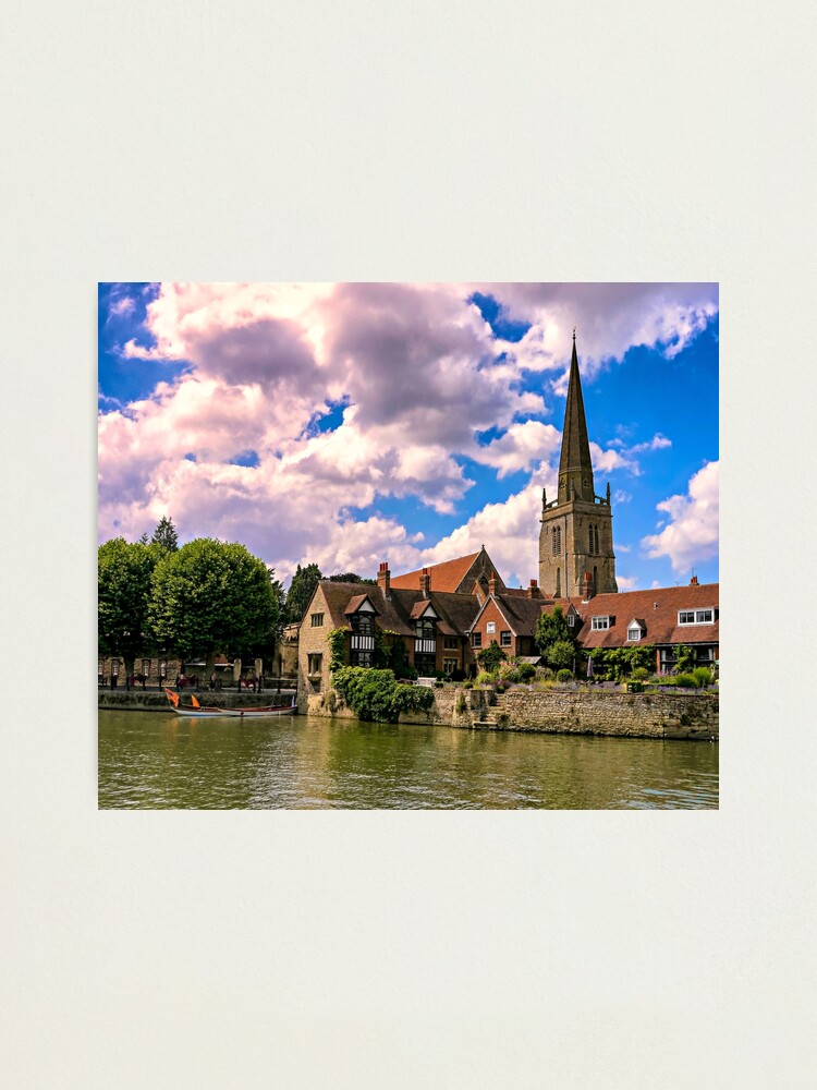 Thumbnail 2 of 3, Photographic Print, Along the Thames. designed and sold by ScenicViewPics.