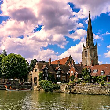 Artwork thumbnail, Along the Thames. by ScenicViewPics