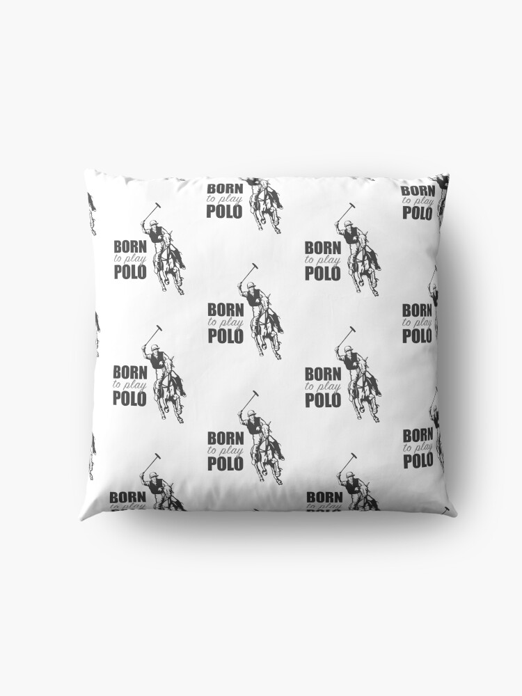 Alternate view of Polo | Born to play Polo Floor Pillow