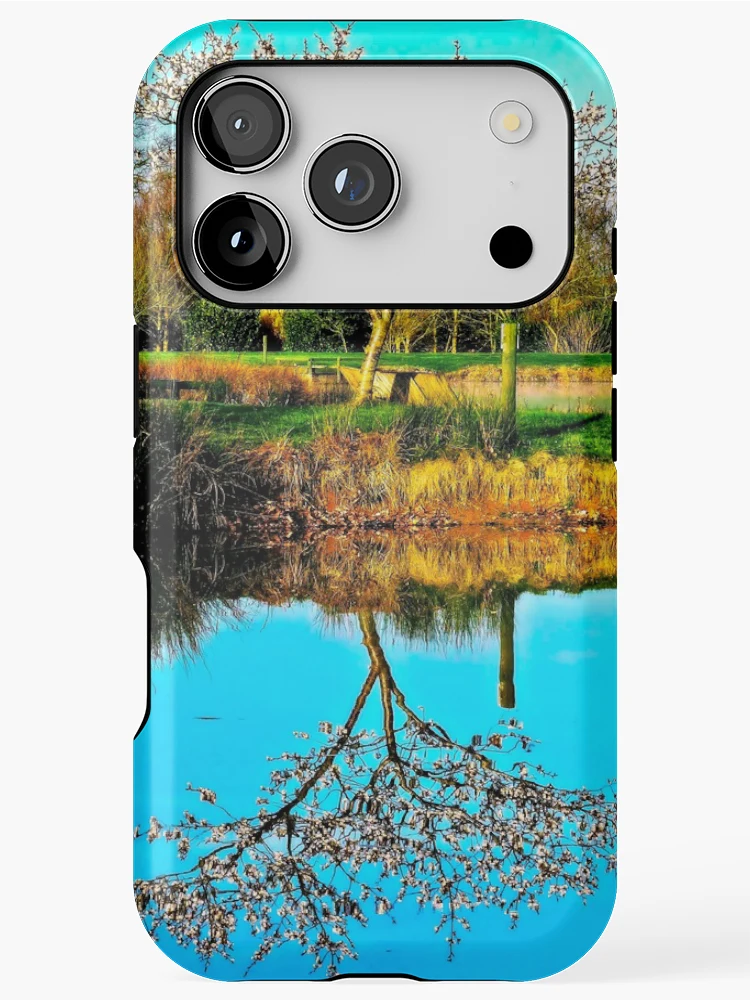Thumbnail 1 of 4, iPhone Case, Springtime reflection designed and sold by ScenicViewPics.