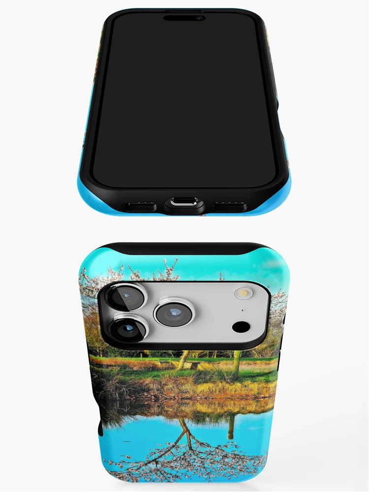 Thumbnail 3 of 4, iPhone Case, Springtime reflection designed and sold by ScenicViewPics.